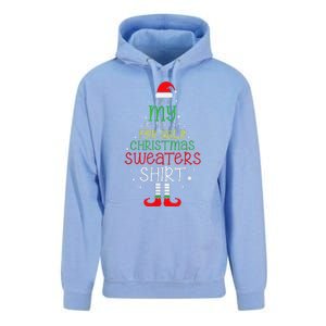 ItS Too Hot For Ugly Christmas Funny Xmas Unisex Surf Hoodie