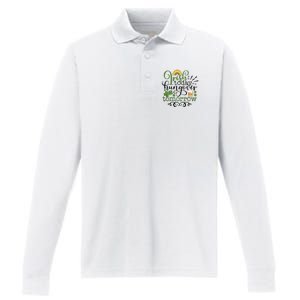 Irish Today Hungover Tomorrow Saint Patrick's Day Drinking Performance Long Sleeve Polo