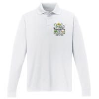 Irish Today Hungover Tomorrow Saint Patrick's Day Drinking Performance Long Sleeve Polo