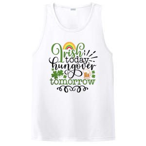 Irish Today Hungover Tomorrow Saint Patrick's Day Drinking PosiCharge Competitor Tank