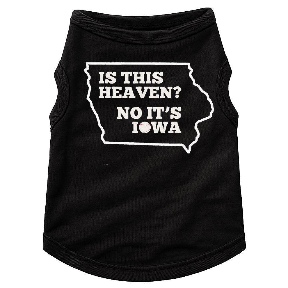 Is This Heaven No It's Iowa State Baseball Baseball Field Doggie Tank