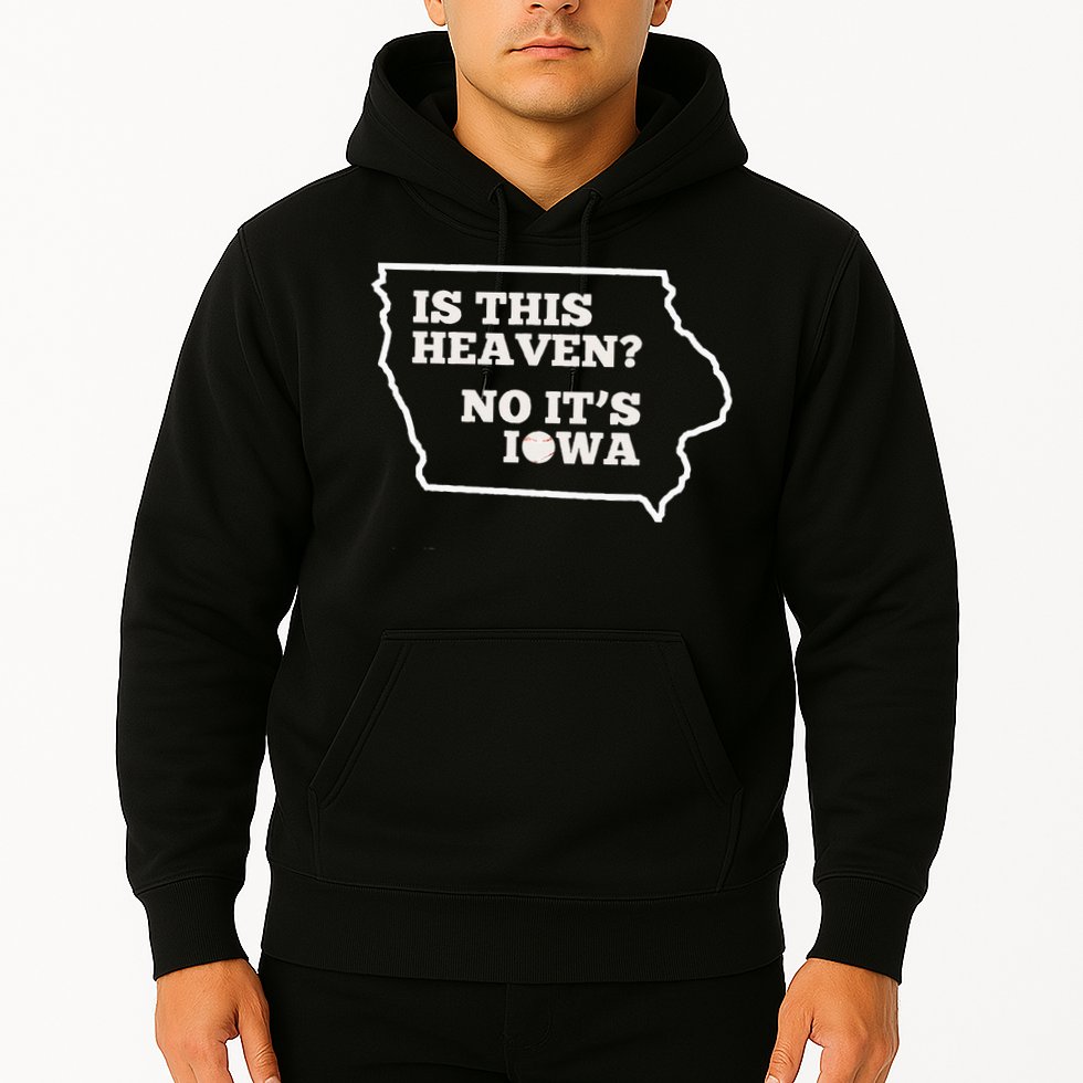Is This Heaven No It's Iowa State Baseball Baseball Field Hoodie