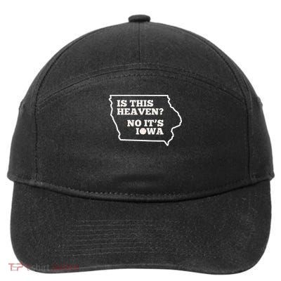 Is This Heaven No It's Iowa State Baseball Baseball Field 7-Panel Snapback Hat