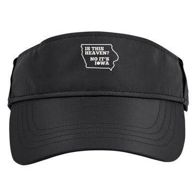 Is This Heaven No It's Iowa State Baseball Baseball Field Adult Drive Performance Visor