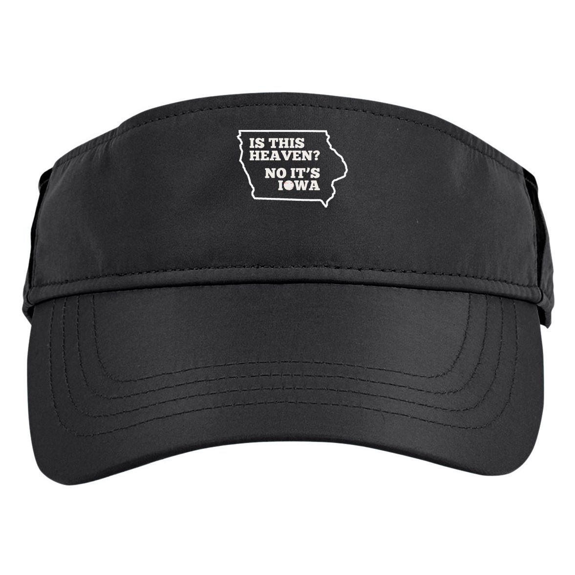 Is This Heaven No It's Iowa State Baseball Baseball Field Adult Drive Performance Visor