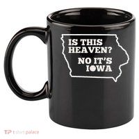 Is This Heaven No It's Iowa State Baseball Baseball Field 11oz C Handle Ceramic Mug