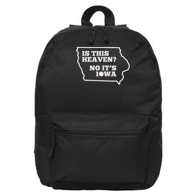 Is This Heaven No It's Iowa State Baseball Baseball Field 16 in Basic Backpack