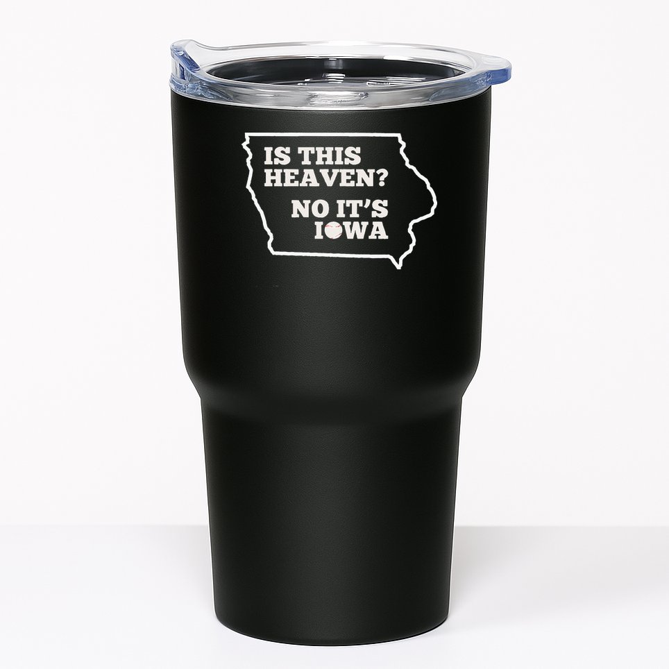 Is This Heaven No It's Iowa State Baseball Baseball Field Tumbler