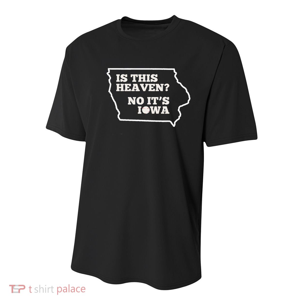 Is This Heaven No It's Iowa State Baseball Baseball Field Youth Performance Sprint T-Shirt
