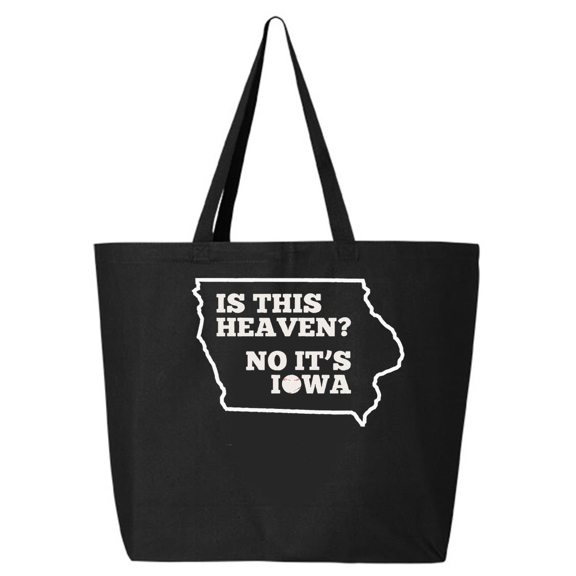 Is This Heaven No It's Iowa State Baseball Baseball Field 25L Jumbo Tote