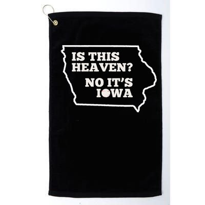 Is This Heaven No It's Iowa State Baseball Baseball Field Golf Towel