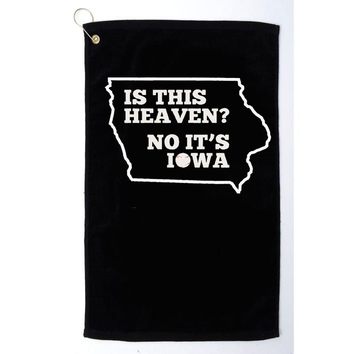 Is This Heaven No It's Iowa State Baseball Baseball Field Golf Towel