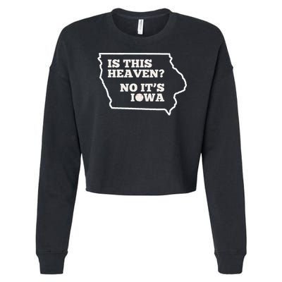 Is This Heaven No It's Iowa State Baseball Baseball Field Cropped Pullover Crew