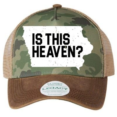 Is This Heaven Iowa Baseball Legacy Tie Dye Trucker Hat