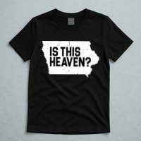 Is This Heaven Iowa Baseball T-Shirt