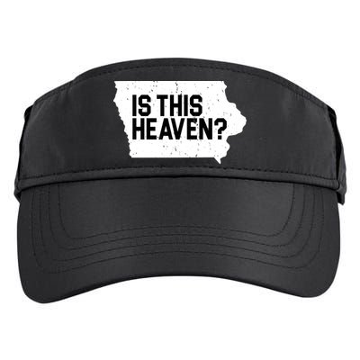 Is This Heaven Iowa Baseball Adult Drive Performance Visor