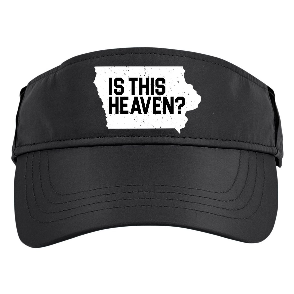 Is This Heaven Iowa Baseball Adult Drive Performance Visor