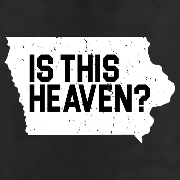 Is This Heaven Iowa Baseball Adult Drive Performance Visor