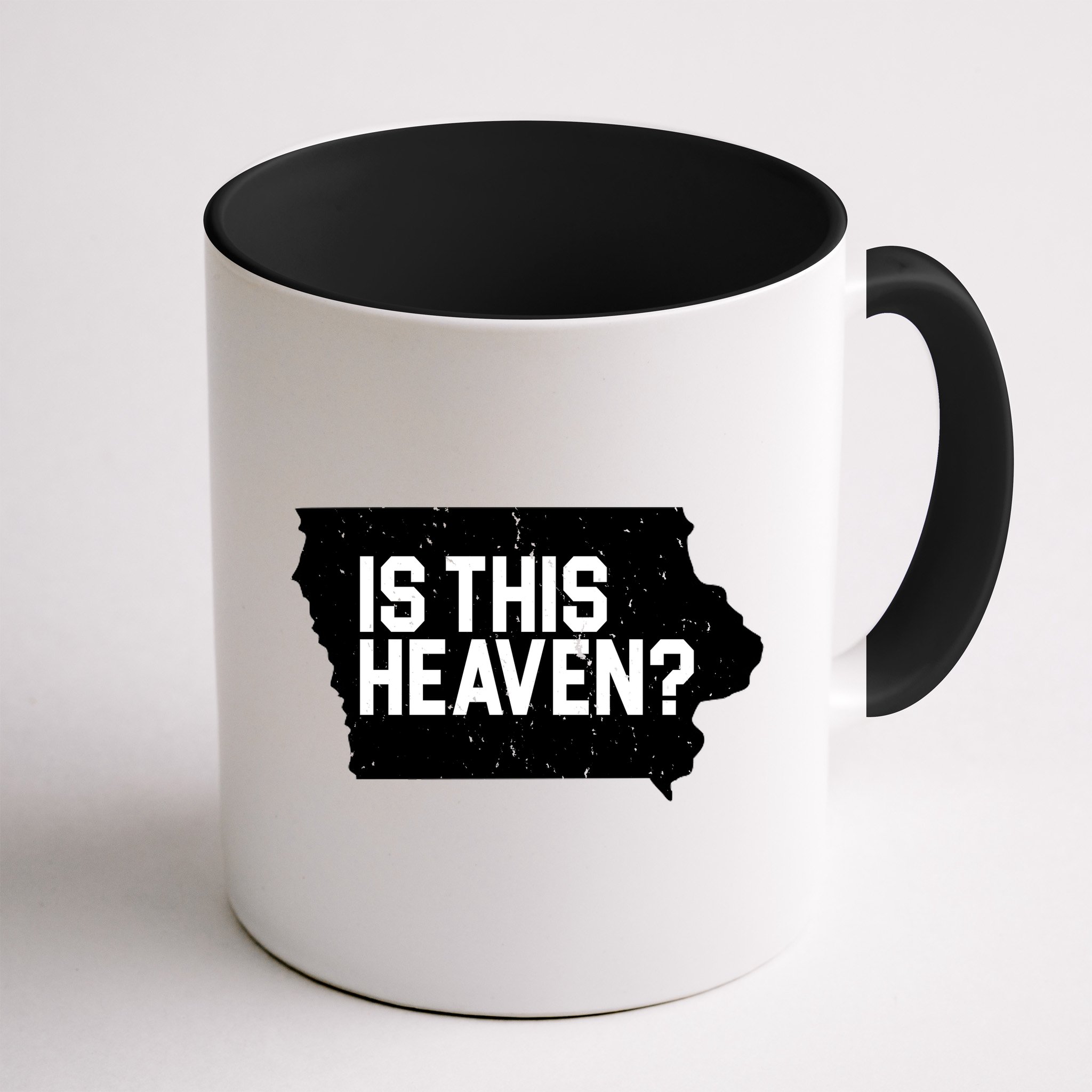 Is This Heaven Iowa Baseball Mug
