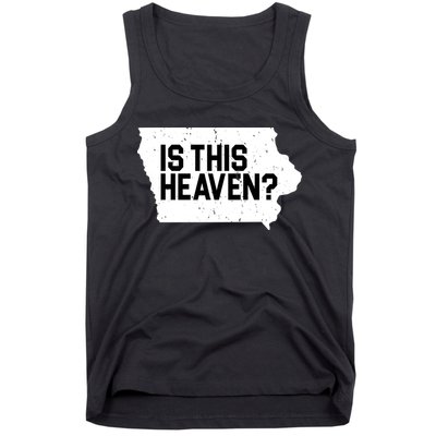 Is This Heaven Iowa Baseball Tank Top