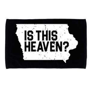 Is This Heaven Iowa Baseball Microfiber Hand Towel