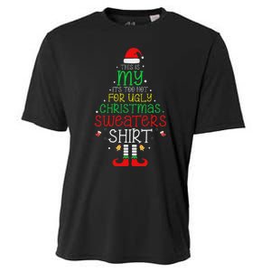 ItS Too Hot For Ugly Christmas Funny Xmas Women Cooling Performance Crew T-Shirt