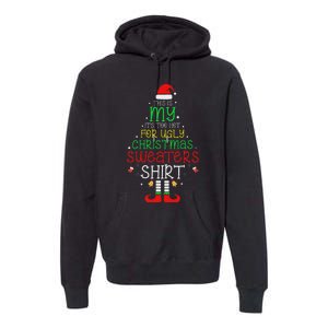 ItS Too Hot For Ugly Christmas Funny Xmas Women Premium Hoodie