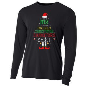 ItS Too Hot For Ugly Christmas Funny Xmas Women Cooling Performance Long Sleeve Crew