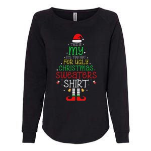 ItS Too Hot For Ugly Christmas Funny Xmas Women Womens California Wash Sweatshirt