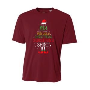 ItS Too Hot For Ugly Christmas Funny Xmas Performance Sprint T-Shirt