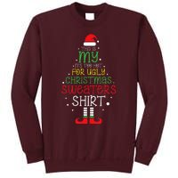 ItS Too Hot For Ugly Christmas Funny Xmas Tall Sweatshirt