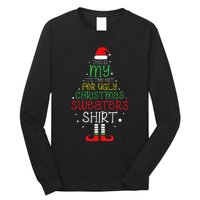 Its Too Hot For Ugly Christmas Funny Xmas Long Sleeve Shirt