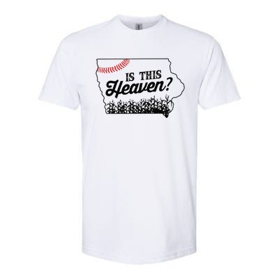 Is This Heaven Baseball Field In Iowa Softstyle® CVC T-Shirt