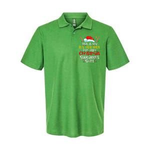 ItS Too Hot For Ugly Christmas Funny Xmas Softstyle Adult Sport Polo