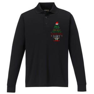 ItS Too Hot For Ugly Christmas Funny Xmas Performance Long Sleeve Polo