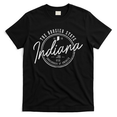 Indiana The H.O.O.S.I.E.R State Est. 1816 Usa America Souvenir T-Shirt