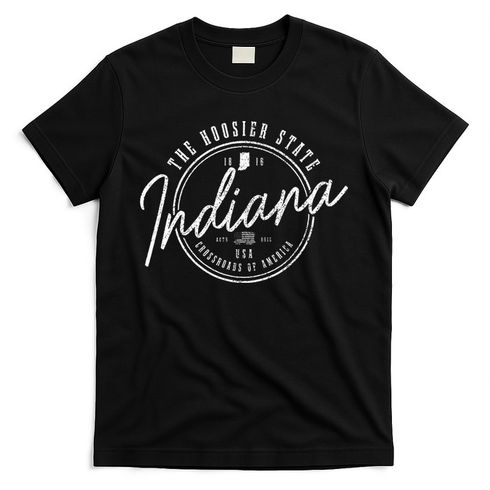 Indiana The H.O.O.S.I.E.R State Est. 1816 Usa America Souvenir T-Shirt