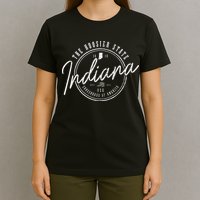 Indiana The H.O.O.S.I.E.R State Est. 1816 Usa America Souvenir T-Shirt