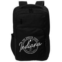 Indiana The H.O.O.S.I.E.R State Est. 1816 Usa America Souvenir Impact Tech Backpack