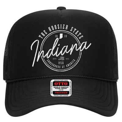 Indiana The H.O.O.S.I.E.R State Est. 1816 Usa America Souvenir Hat