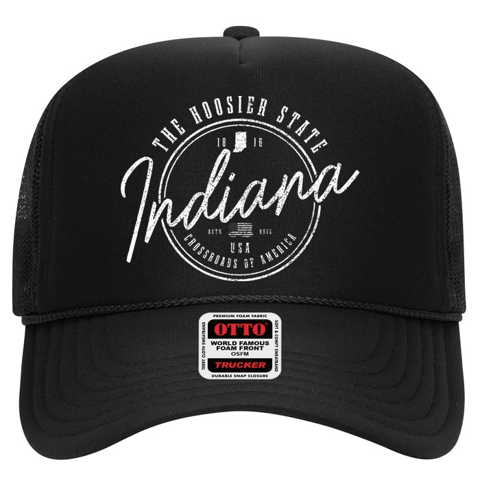 Indiana The H.O.O.S.I.E.R State Est. 1816 Usa America Souvenir Hat