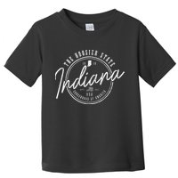 Indiana The H.O.O.S.I.E.R State Est. 1816 Usa America Souvenir Toddler T-Shirt