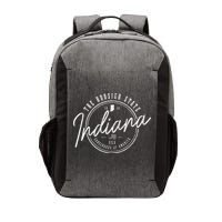 Indiana The H.O.O.S.I.E.R State Est. 1816 Usa America Souvenir Vector Backpack