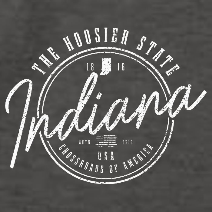 Indiana The H.O.O.S.I.E.R State Est. 1816 Usa America Souvenir Vector Backpack