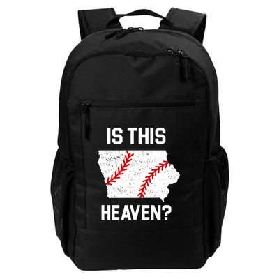 Is This Heaven Iowa Baseball Daily Commute Backpack