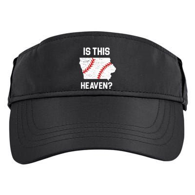 Is This Heaven Iowa Baseball Adult Drive Performance Visor