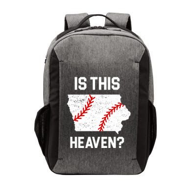 Is This Heaven Iowa Baseball Vector Backpack