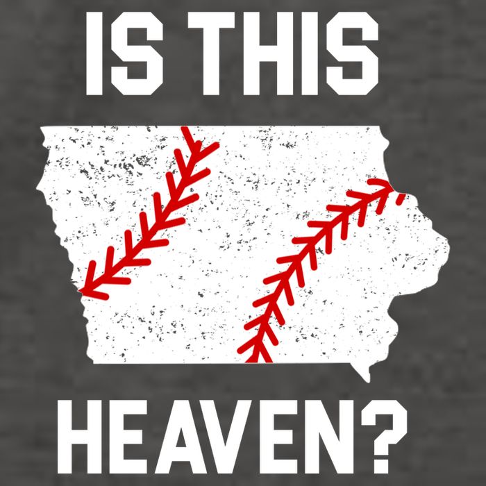 Is This Heaven Iowa Baseball Vector Backpack
