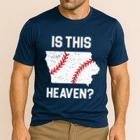 Is This Heaven Iowa Baseball Cooling Performance Crew T-Shirt