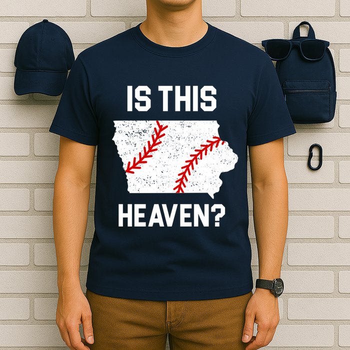Is This Heaven Iowa Baseball T-Shirt